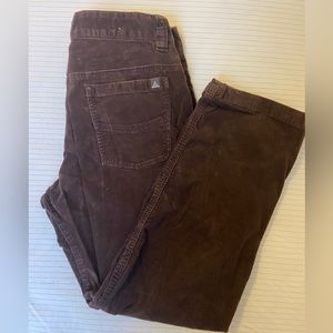 Prana men’s cords size 33w 30l